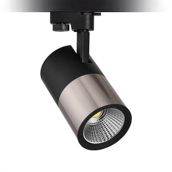 Moda Aydınlatma Dekoratif Ray Spot Siyah Saten MD-R 1036-66