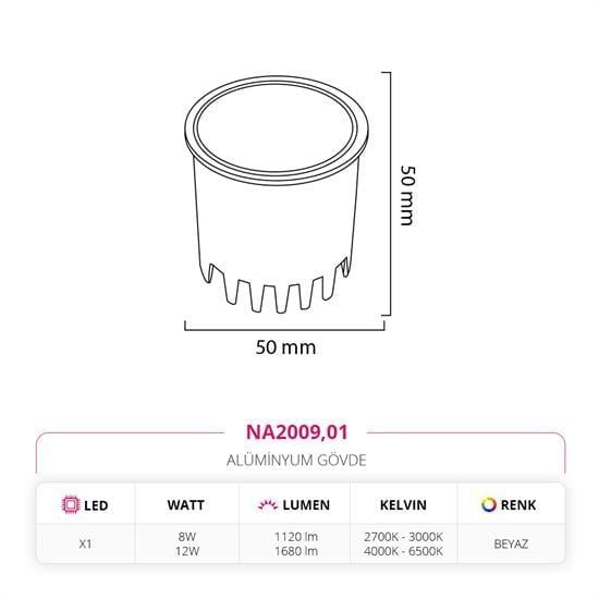 Moda Aydınlatma Led Modül Ampul Beyaz MD-AMP 7069-01