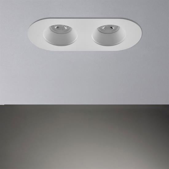 Moda Aydınlatma Sıva Altı İkili Led Spot Beyaz MD-D 2057-01