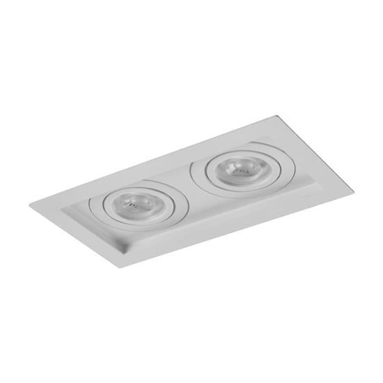 Moda Aydınlatma Sıva Altı İkili Led Spot Beyaz MD-D 2152-01