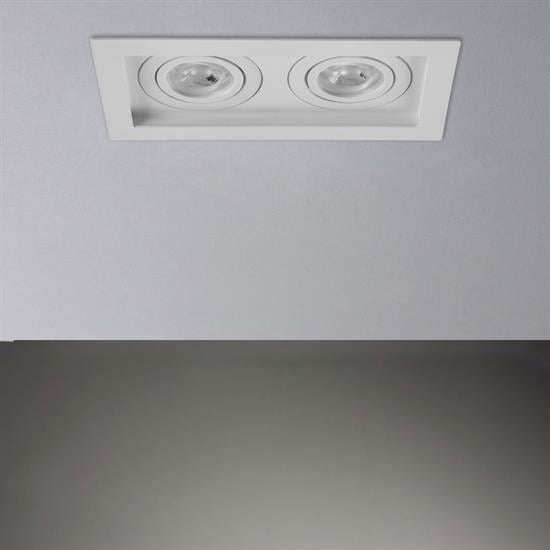 Moda Aydınlatma Sıva Altı İkili Led Spot Beyaz MD-D 2152-01