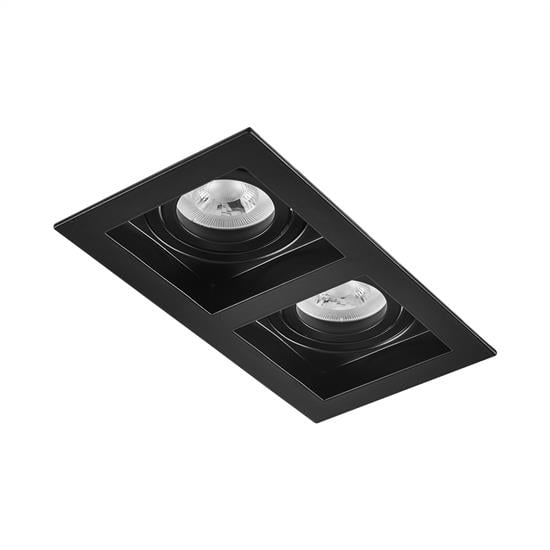 Moda Aydınlatma Sıva Altı İkili Led Spot Siyah MD-D 2133-02