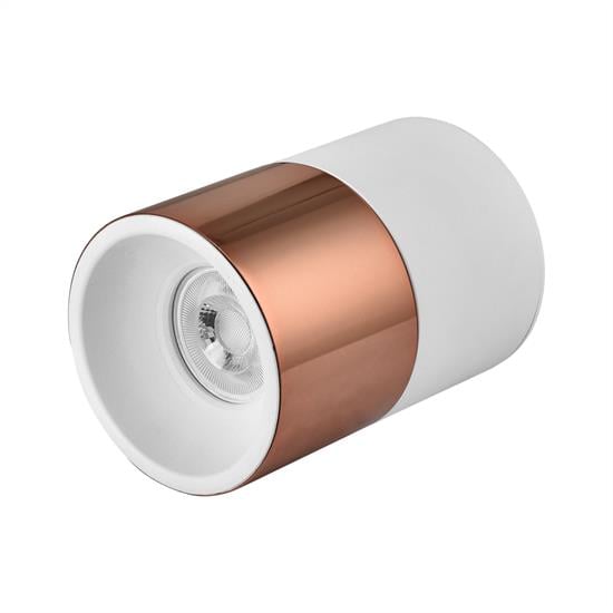 Moda Aydınlatma Sıva Üstü Led Spot Beyaz Bakır MD-S 3133-34