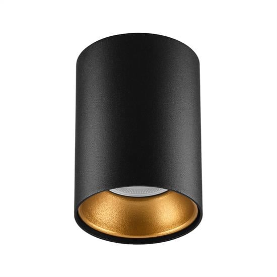 Moda Aydınlatma Sıva Üstü Led Spot Siyah Gold MD-S 3074-21