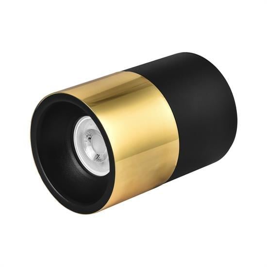Moda Aydınlatma Sıva Üstü Led Spot Siyah Gold MD-S 3130-21