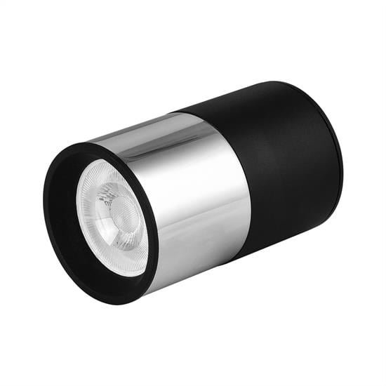 Moda Aydınlatma Sıva Üstü Led Spot Siyah Krom MD-S 3138-24