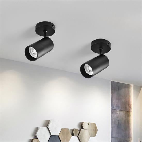 Moda Aydınlatma Sıva Üstü Led Spot Siyah MD-S 3120-02