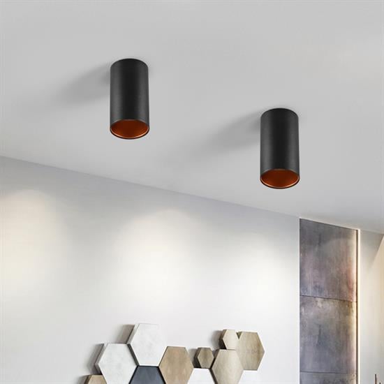 Moda Aydınlatma Sıva Üstü Led Spot Siyah Portakal MD-S 3106-25