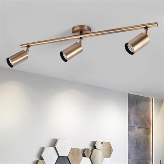 Moda Aydınlatma Sıva Üstü Üçlü LED Spot Eskitme MD-S 3057-08