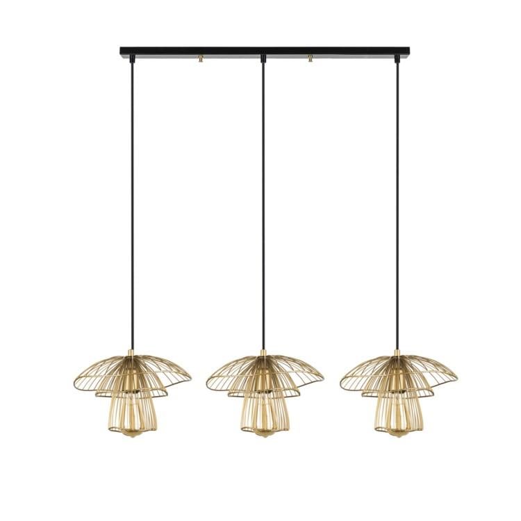 Moda Aydınlatma 3lü Dekoratif Sarkıt Armatür Gold MD-S 4427-07