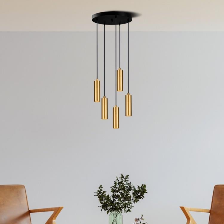 Moda Aydınlatma Dekoratif Sarkıt Armatür Gold MD-S 4480-07