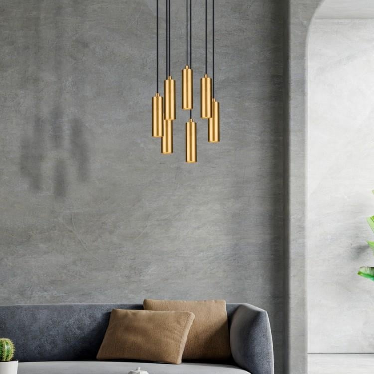 Moda Aydınlatma Dekoratif Sarkıt Armatür Gold MD-S 4482-07