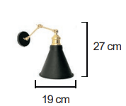 Moda Aydınlatma E-27 Duylu Dekoratif Duvar Aplik MD-A 5024-01-02
