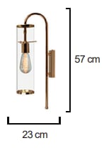 Moda Aydınlatma E-27 Duylu Dekoratif Duvar Aplik MD-A 5050