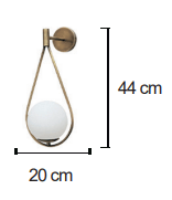Moda Aydınlatma E-27 Duylu Dekoratif Duvar Aplik MD-A 5063-08