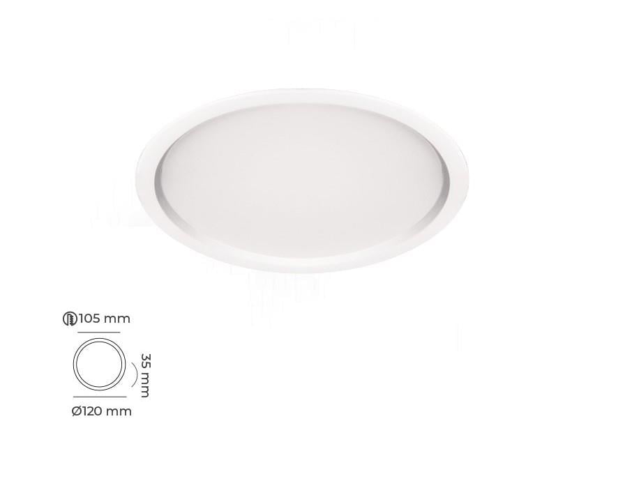 Molled 12W Sıva Altı Backlight Led Spot Armatür MOL601
