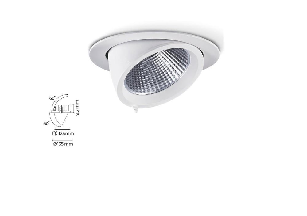 Molled 12W&20W Sıva Altı Salyangoz Led Spot Armatür MOL2070