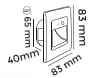 Molled 1W Ledli Sensörlü Merdiven Armatürü MOL9016