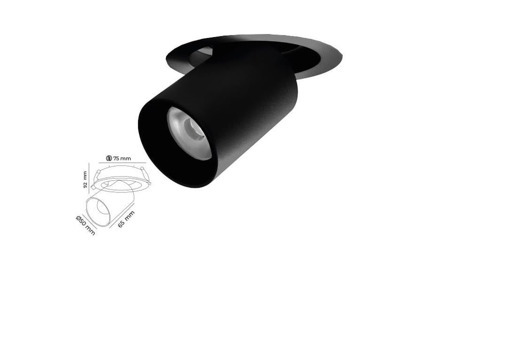Molled 8W&12W Sıva Altı Hareketli Led Spot Armatür MOL5011