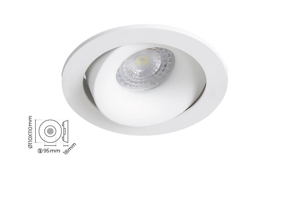 Molled Gu-10 Duylu Sıva Altı Mini Spot Armatür MOL6106 B