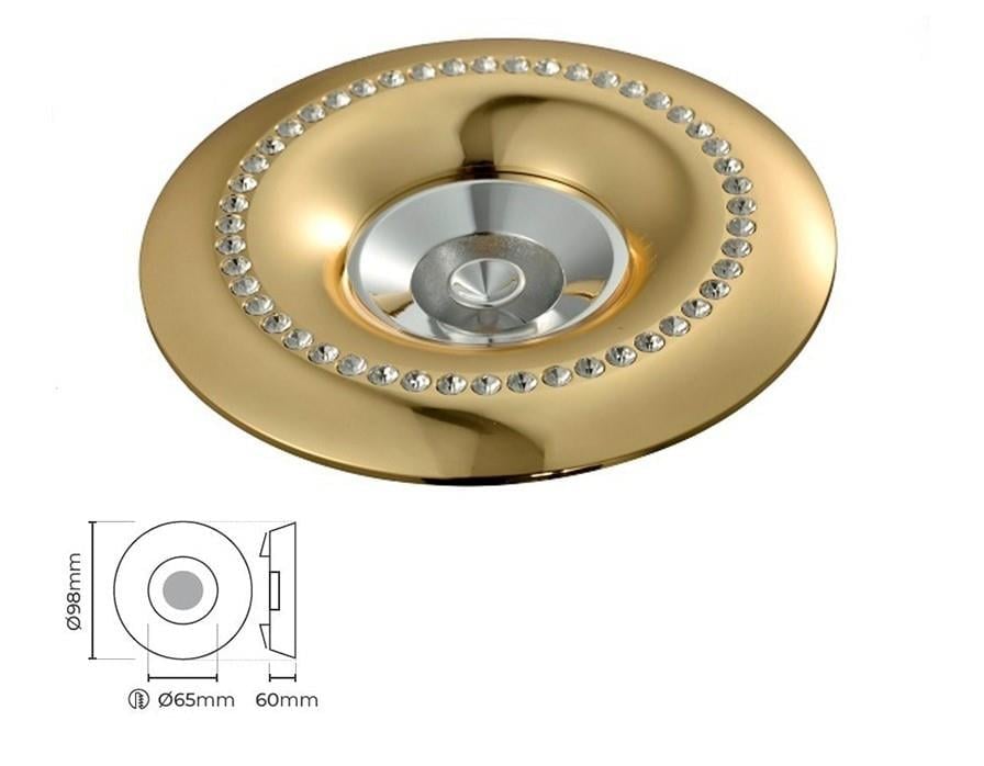 Molled Gu-10 Duylu Sıva Altı Mini Spot Armatür MOL4019
