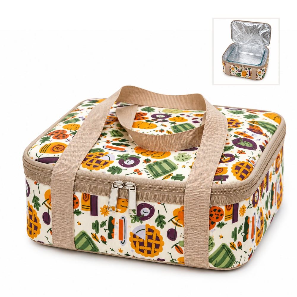 Borcam Termal Çantası-Yemek çantası-30 Cm Kare