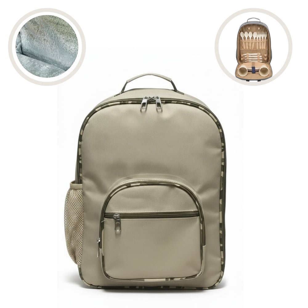 Termal Piknik Sırt Çantası 20 LT – İzolasyonlu Bölmeli Outdoor & Kamp Çantası