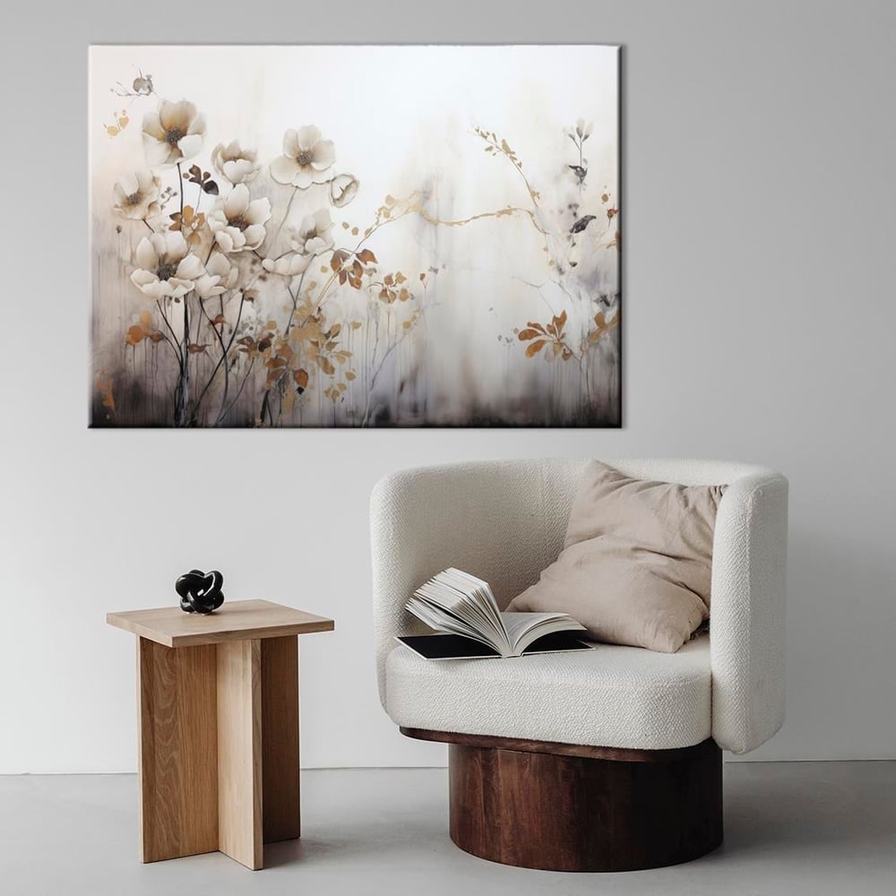 Flowers Of Nature | Yağlı boya Dokulu Kanvas Baskı