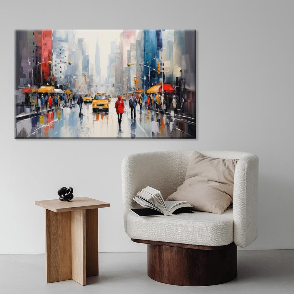 Tokyo Vibe | Yağlı boya Dokulu Kanvas Baskı