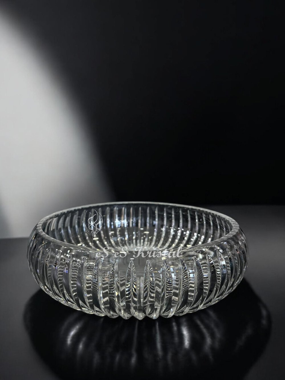 Nilüfer Kase Dik Kesme Şeffaf 22 cm