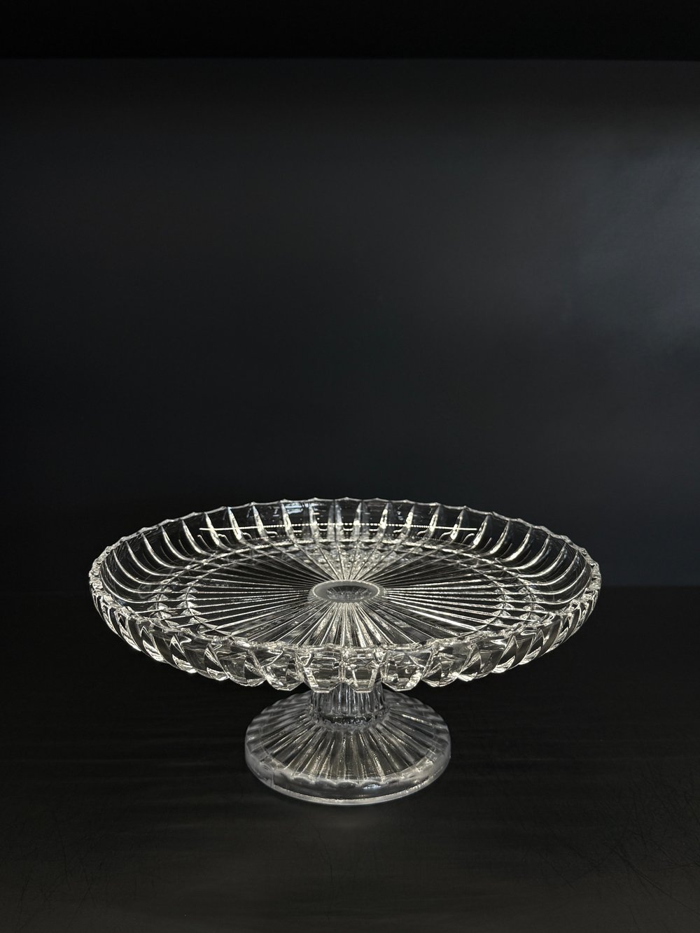 Pres Tabak 24 Cm Çit Dilimli Şeffaf