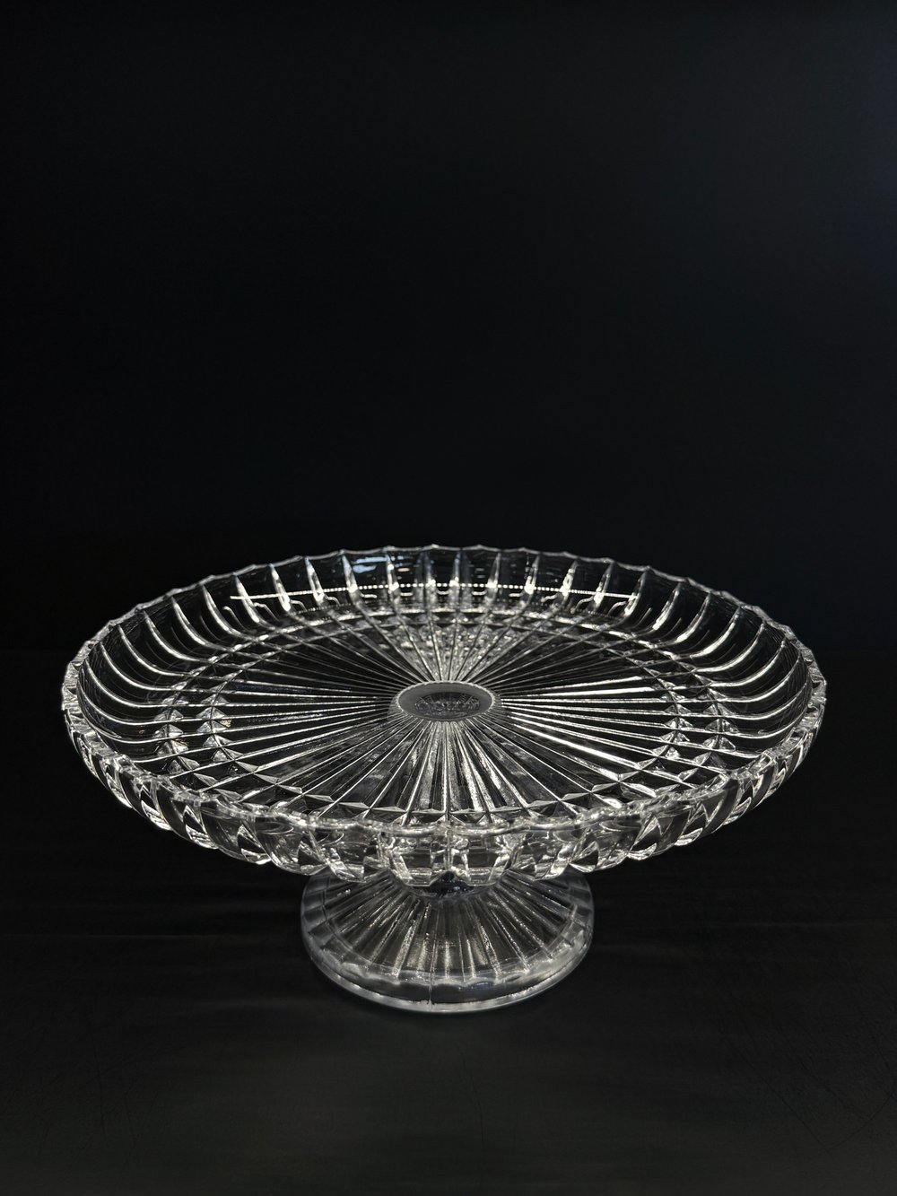 Pres Tabak 24 Cm Çit Dilimli Şeffaf