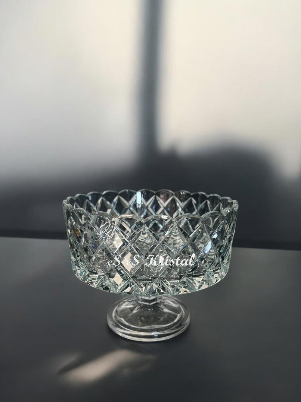 Sandra Kase Kafes Dilimli Şeffaf 19cm