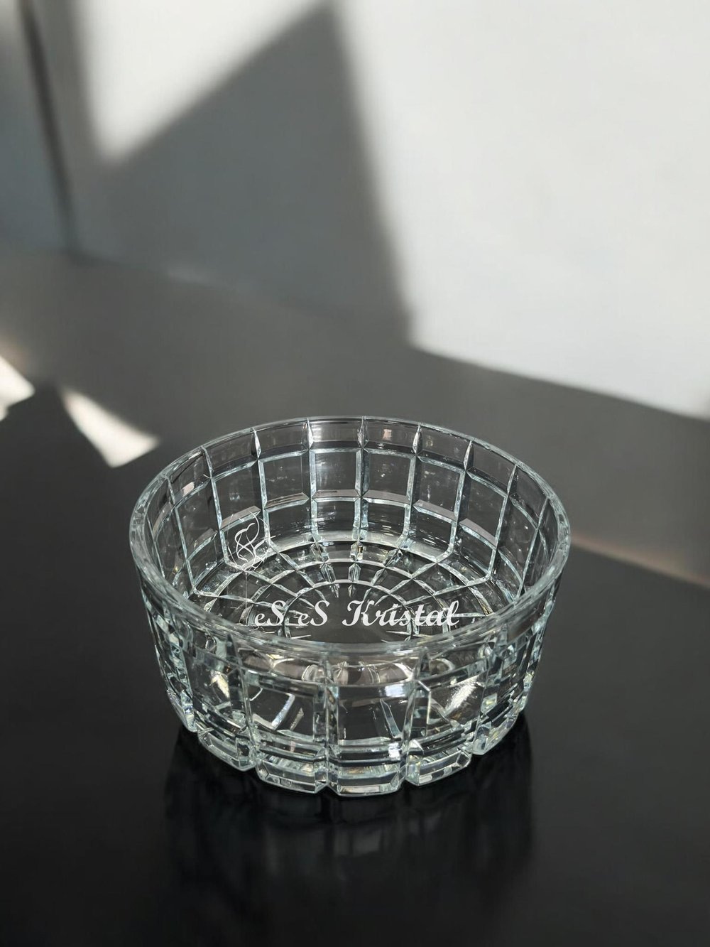 Sandra Kase kare Şeffaf 19 cm 