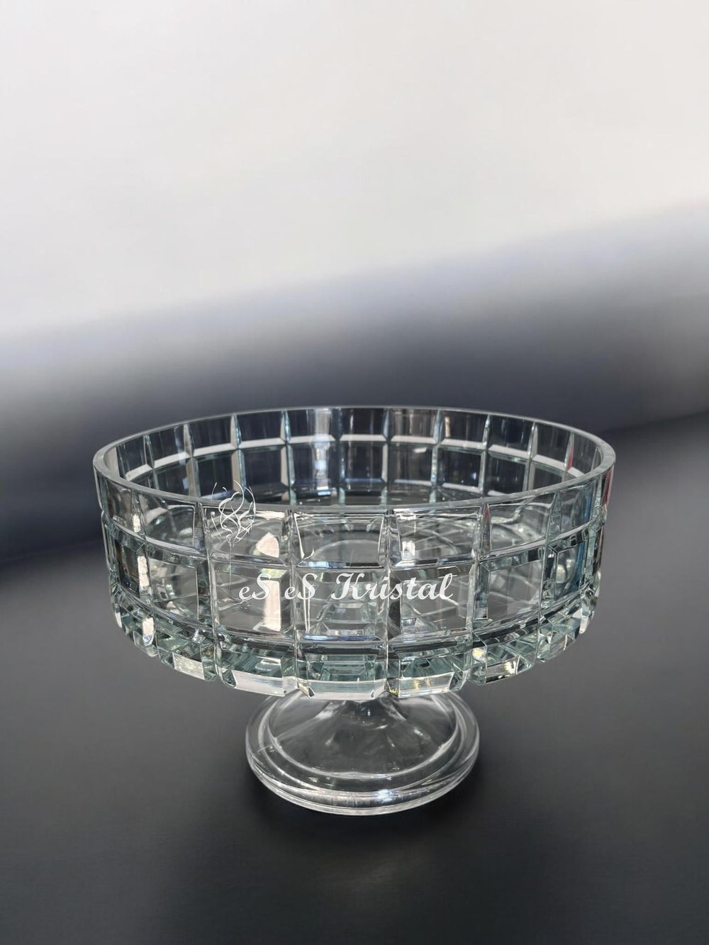 Sandra Kase Kare Şeffaf 25 cm