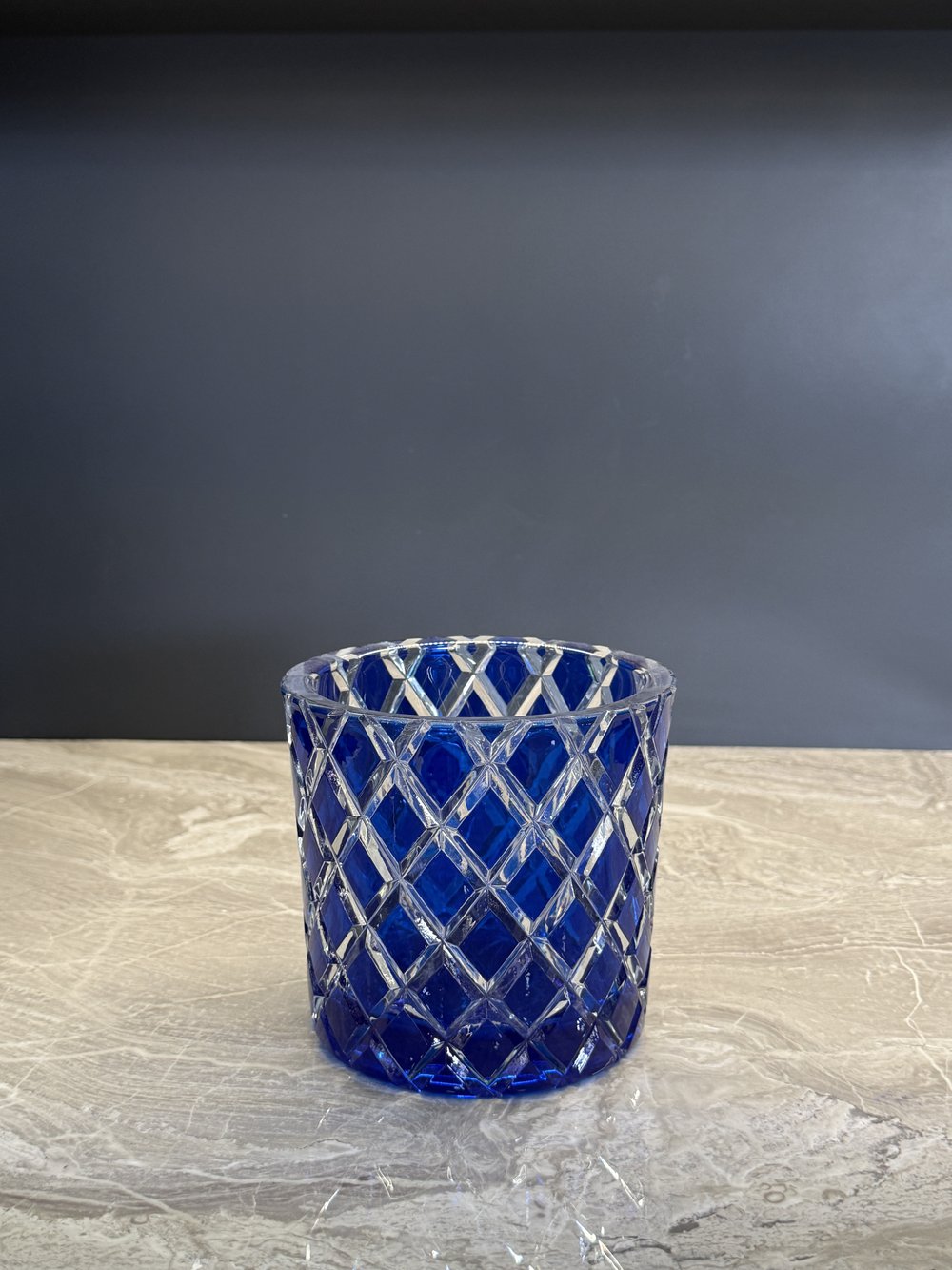 Sandra Mumluk 12 Cm Kafes  Mavi