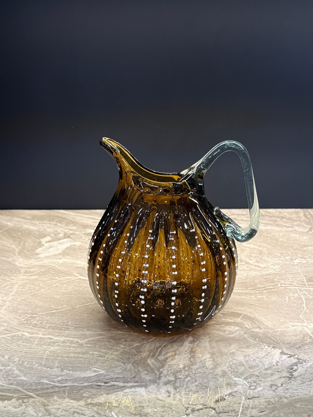 Üfleme Ördek Sürahi Amber