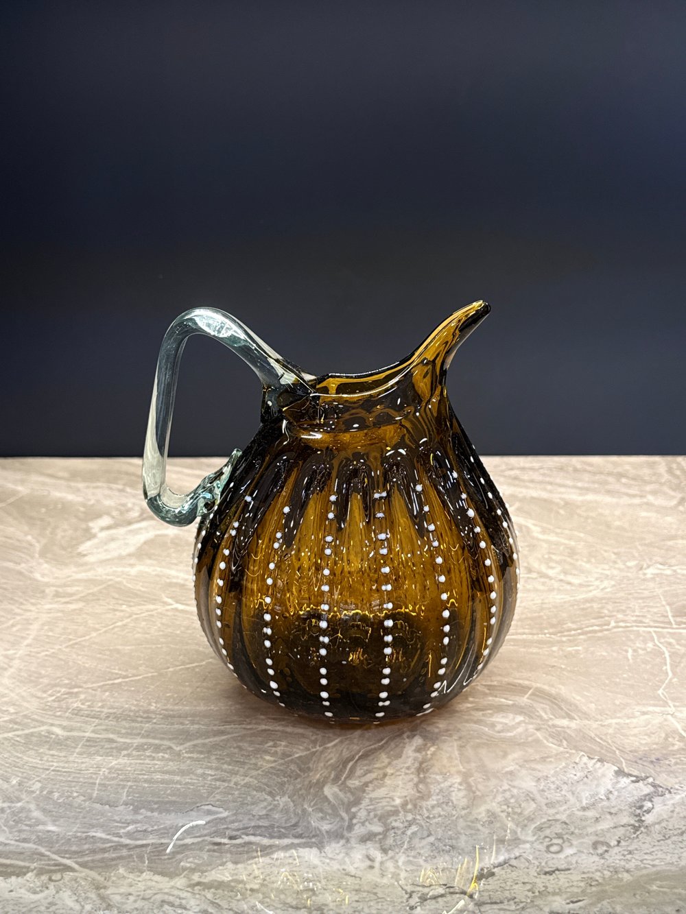 Üfleme Ördek Sürahi Amber