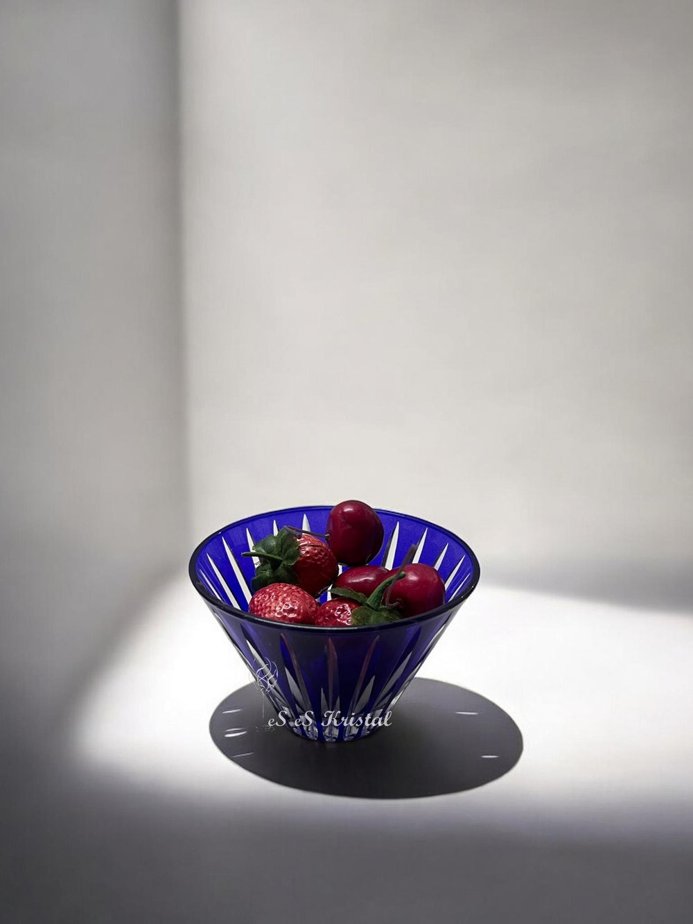 Venezia Kase Küçük Boy Dik Kesme Mavi