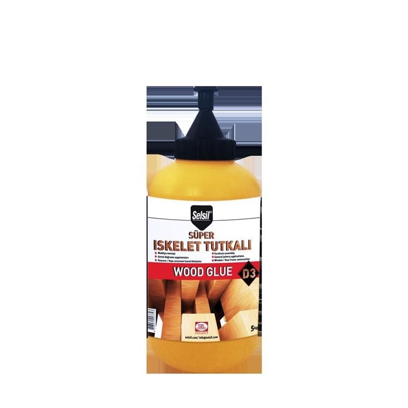 Yapıştırıcı ve BantlarSEL100015SELSIL D3 SUPER ISKELET TUTKALI WOOD GLUE 1.KG