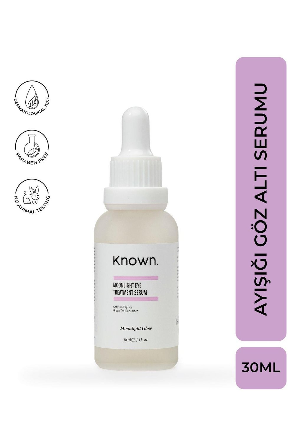 Göz Altı Serumu 30 ml (KAFEİN-CHLORELLA VULGARİS-PEPTİT-SALATALIK-YEŞİL ÇAY)