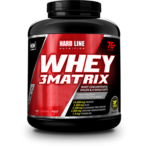 Hardline Nutrition Whey 3 Matrix Protein Tozu Muzlu 2300 Gr