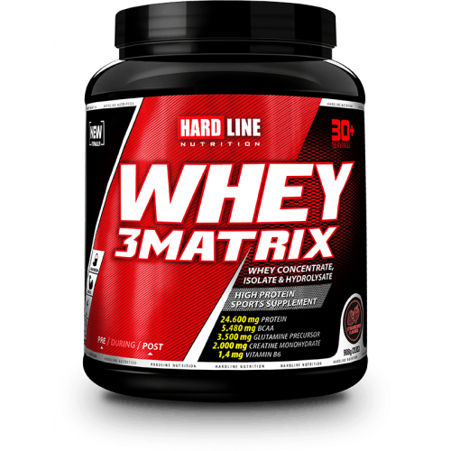 Hardline Whey 3 Matrix Protein Tozu Çilekli 908 Gr
