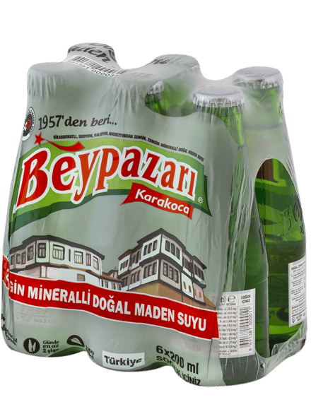 BEYPAZARI SADE MADEN SUYU 6X200ML