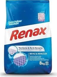 RENAX TOZ DETERJAN BEYAZLAR & RENKLİLER 8 KG