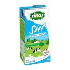 SÜTAŞ YARIM YAĞLI SÜT 1L