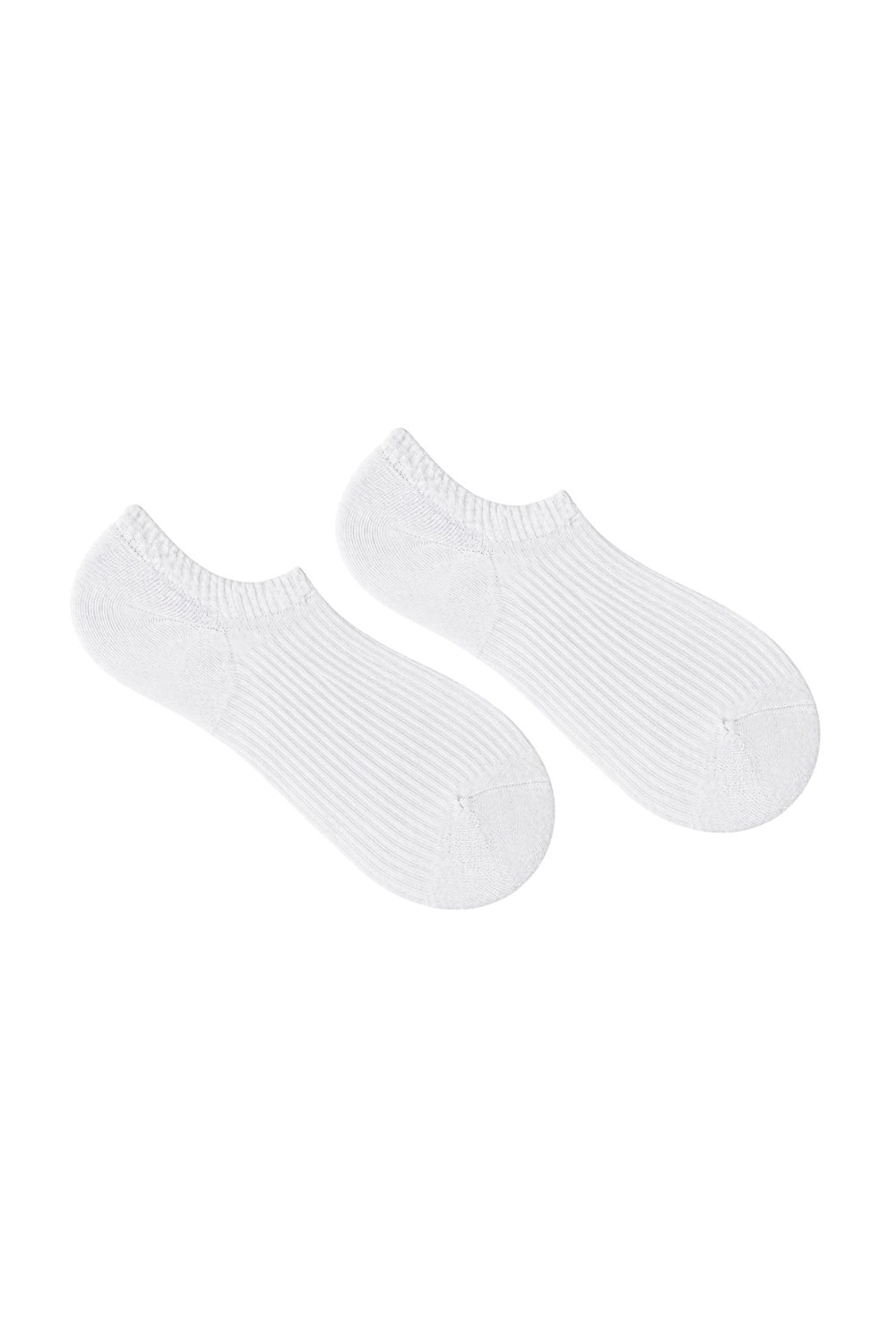 Kadın Çizgili Basic Sneaker Çorap
