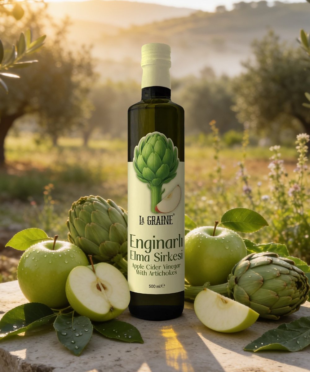 Enginarlı Elma Sirkesi 500 Ml