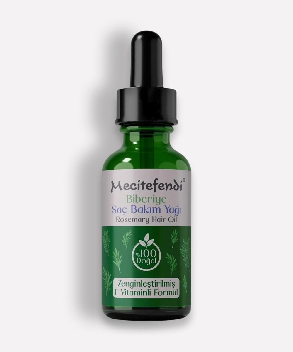 %100 Doğal Biberiye Saç Bakım Yağı 50 Ml