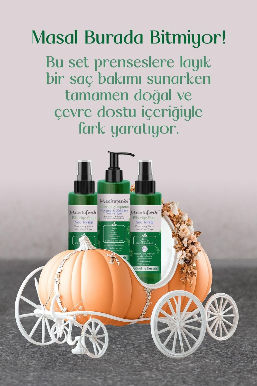 Biberiye Saç Bakım Seti Biberella - Biberiye Şampuan 150 Ml + Biberiye Suyu Saç Toniği (150 Ml X 2 Adet) 11 Bitki Ekstraktlı